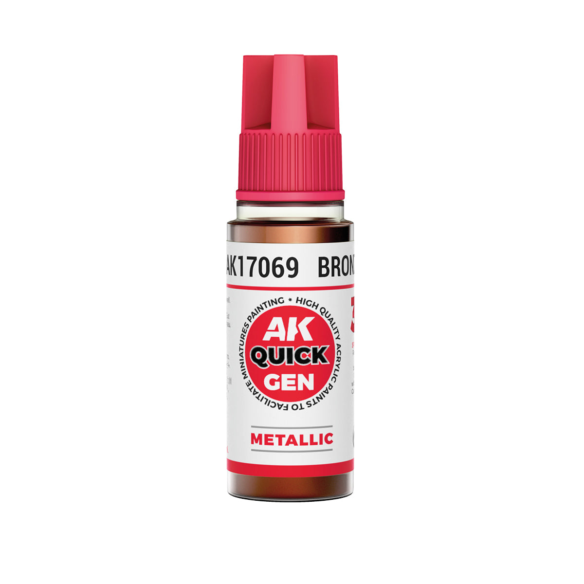 AK Interactive Quick Gen - Bronze 18 ml - Trinity Hobby
