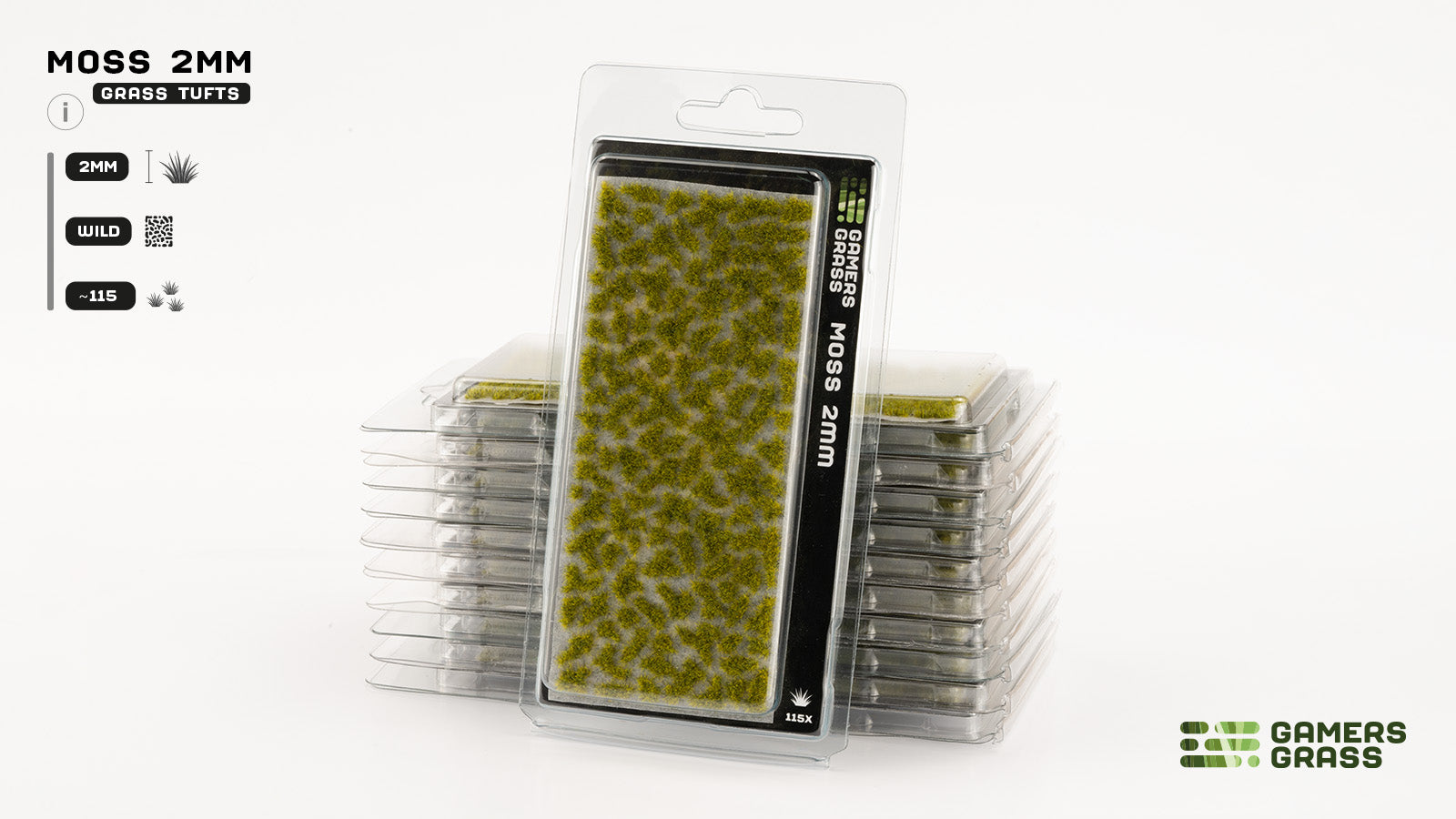 Gamers Grass Moss 2mm Tuft - Trinity Hobby