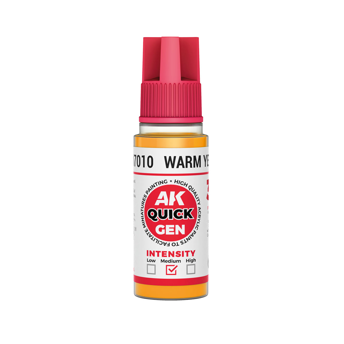 AK Interactive Quick Gen - Warm Yellow 18 ml - Trinity Hobby