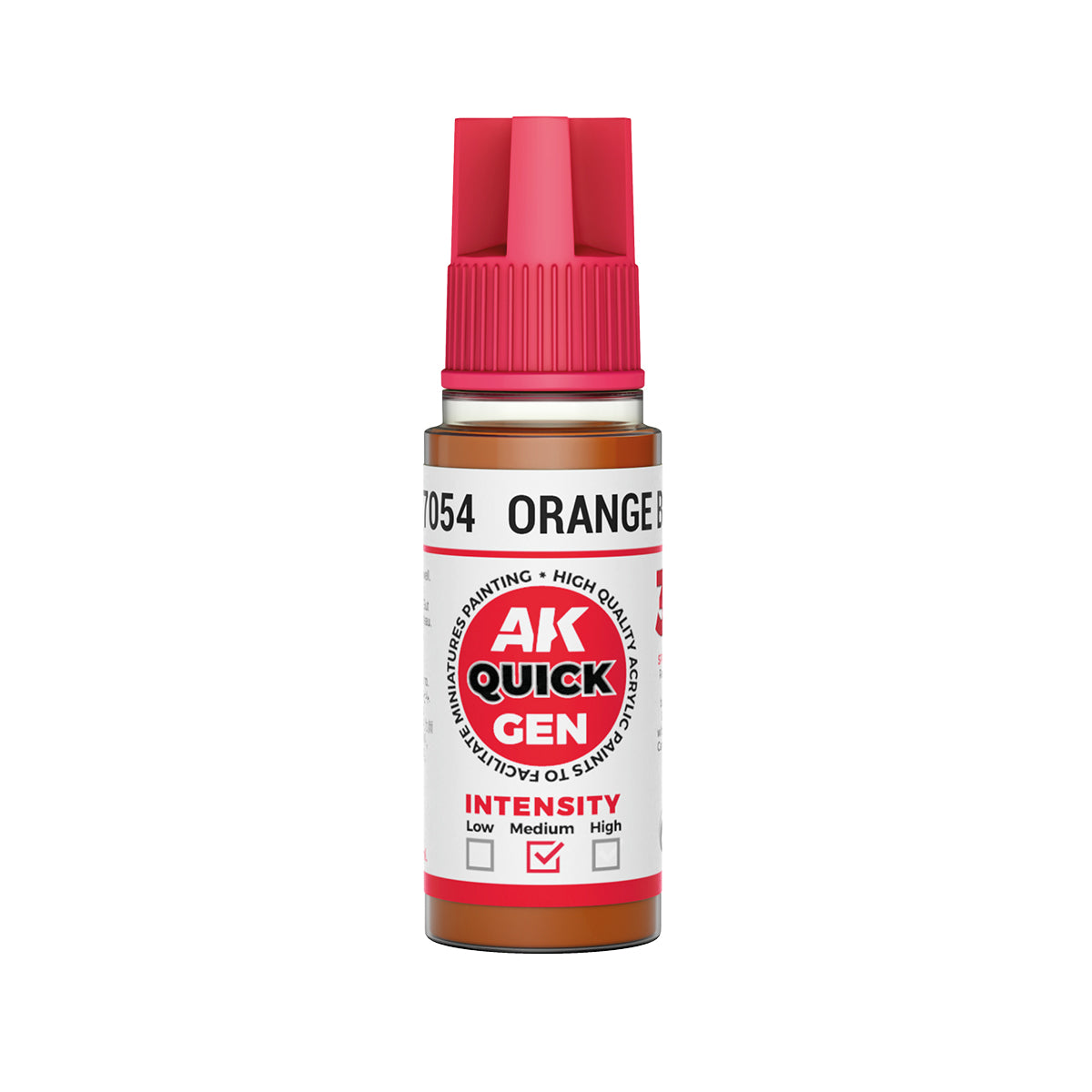 AK Interactive Quick Gen - Orange Brown 18 ml - Trinity Hobby