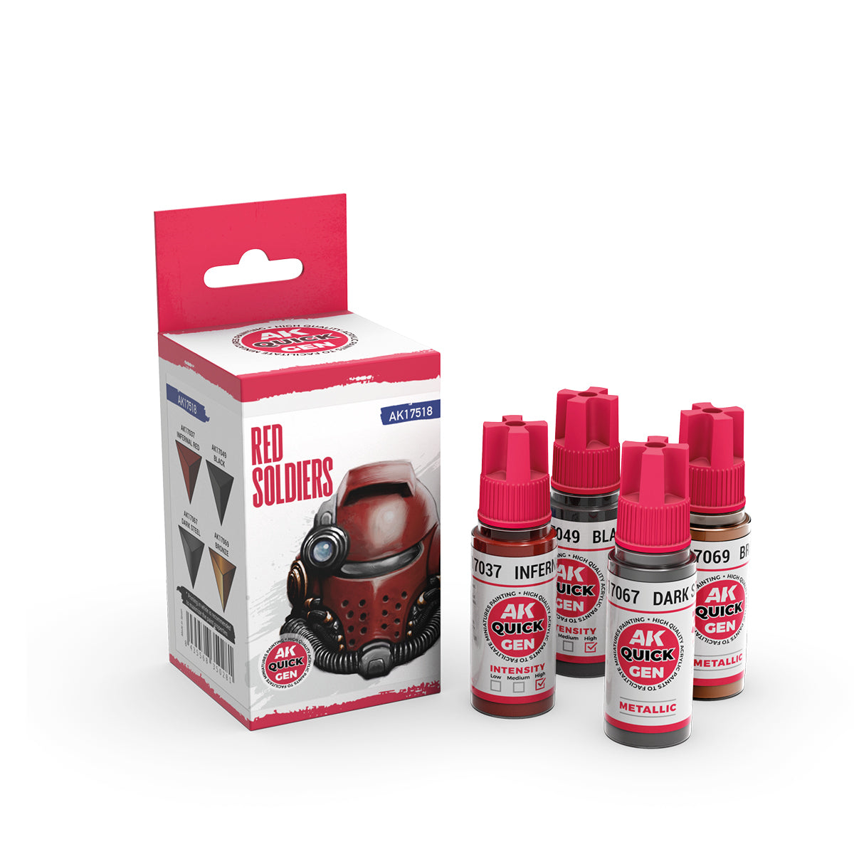 AK Interactive Quick Gen - Red Soldiers (Set) - Trinity Hobby
