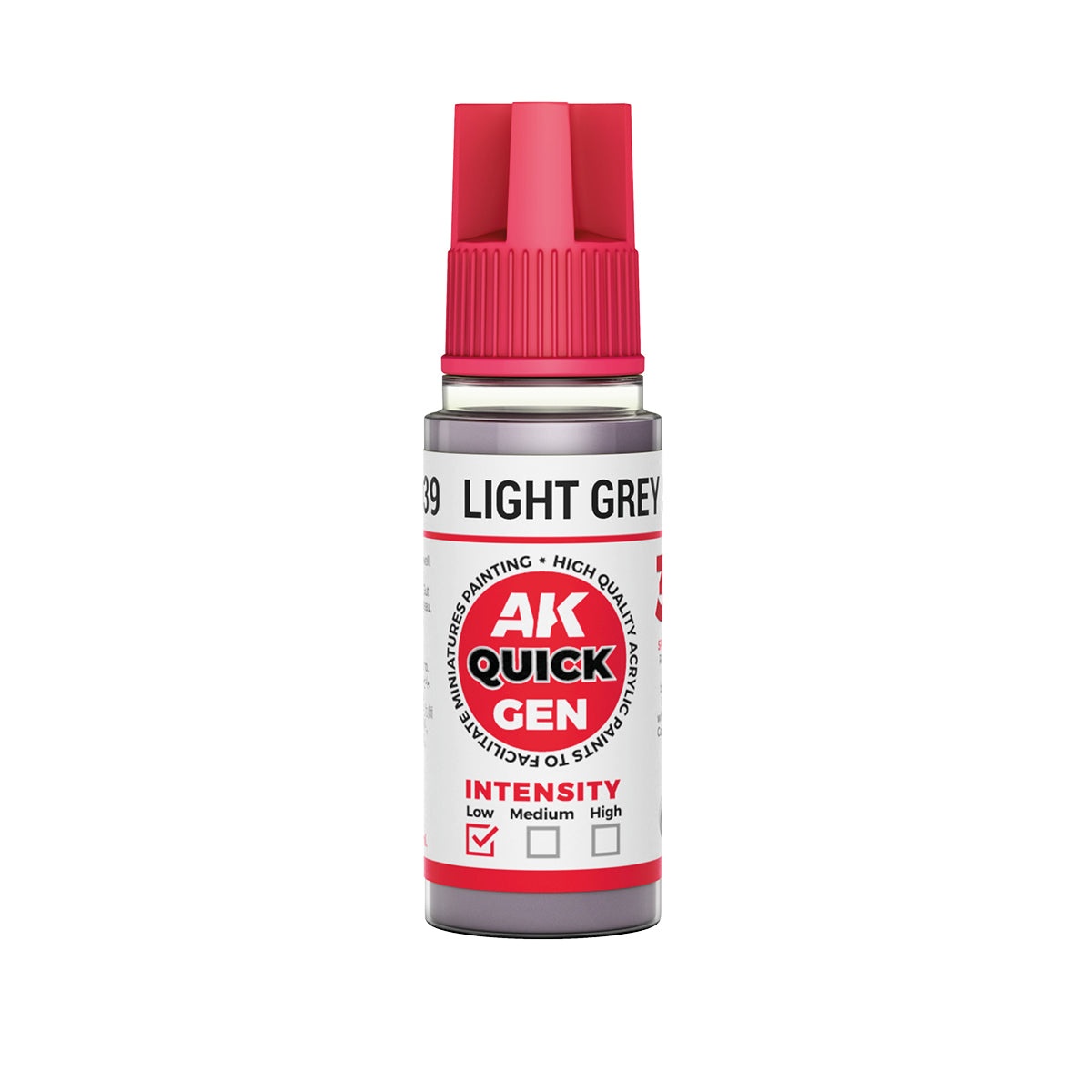 AK Interactive Quick Gen - Light Grey Shadow 18 ml - Trinity Hobby