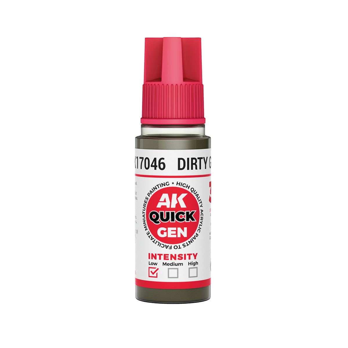 AK Interactive Quick Gen - Dirty Grey 18 ml - Trinity Hobby
