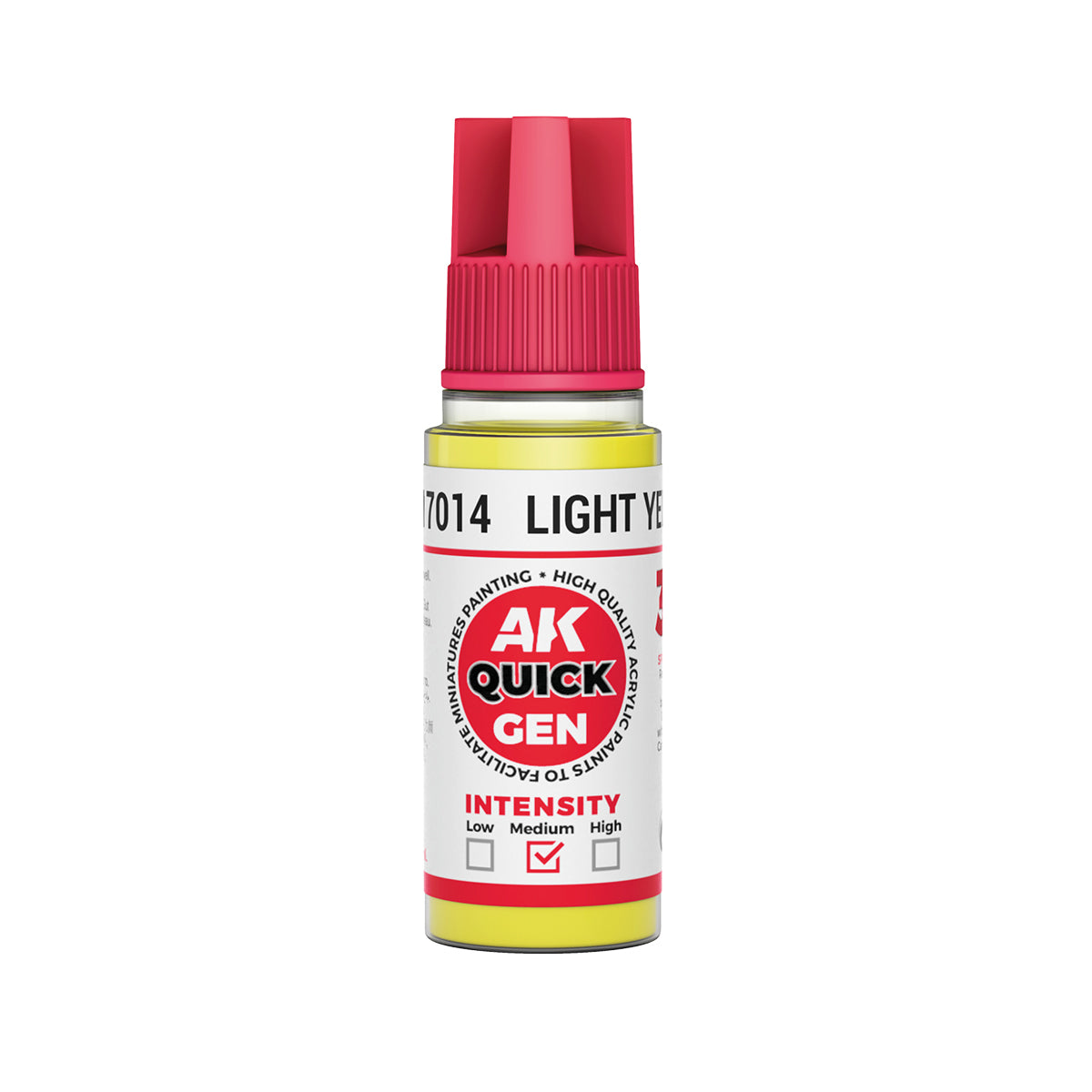 AK Interactive Quick Gen - Light Yellow 18 ml - Trinity Hobby
