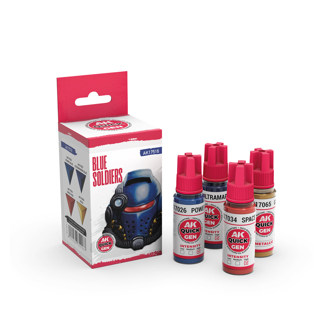 AK Interactive Quick Gen - Blue Soldiers (Set) - Trinity Hobby