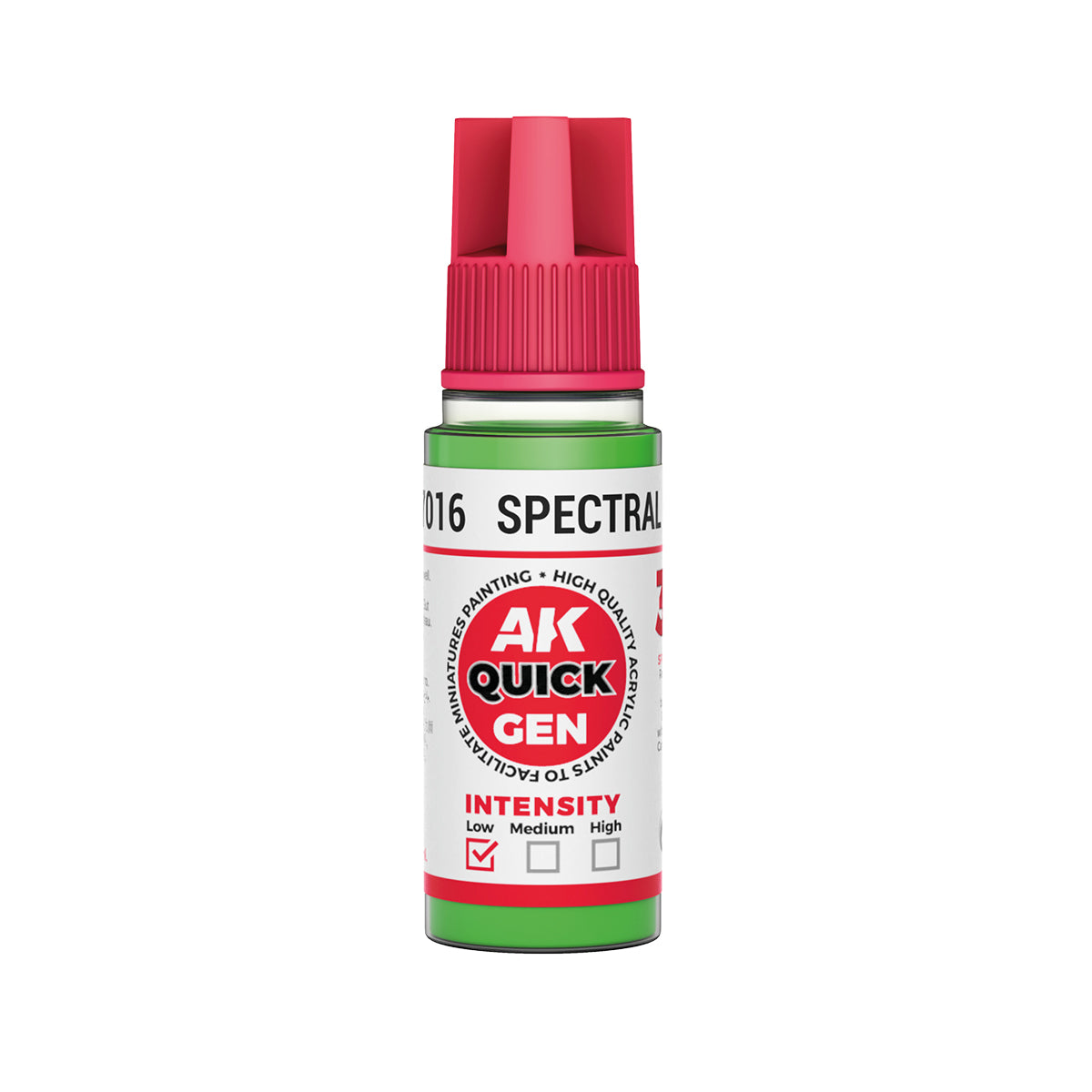 AK Interactive Quick Gen - Spectral Green 18 ml - Trinity Hobby