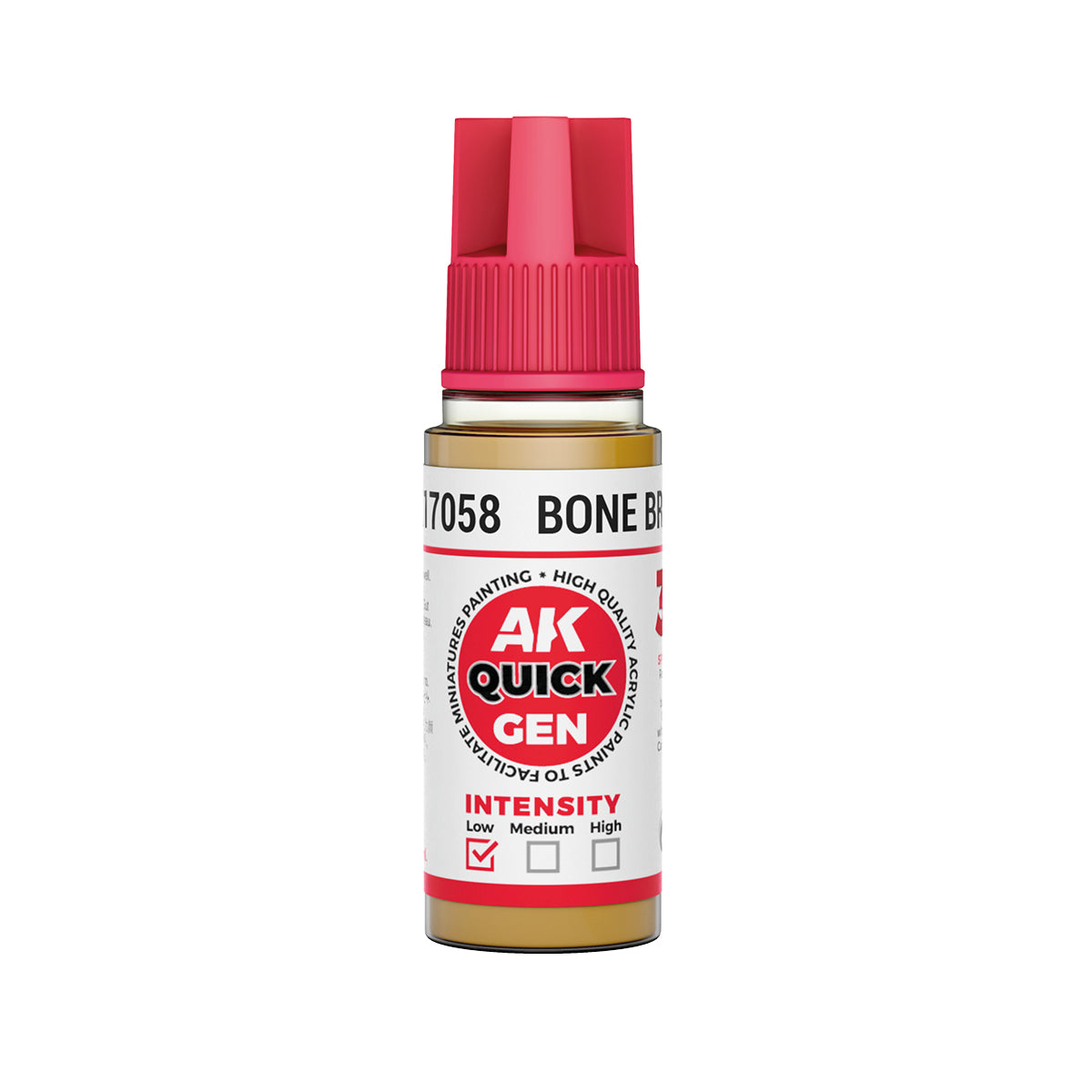 AK Interactive Quick Gen - Bone Brown 18 ml - Trinity Hobby