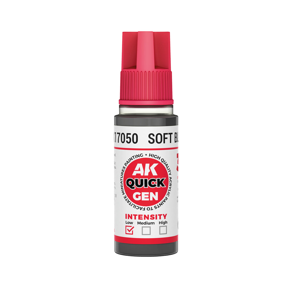 AK Interactive Quick Gen - Soft Black 18 ml - Trinity Hobby