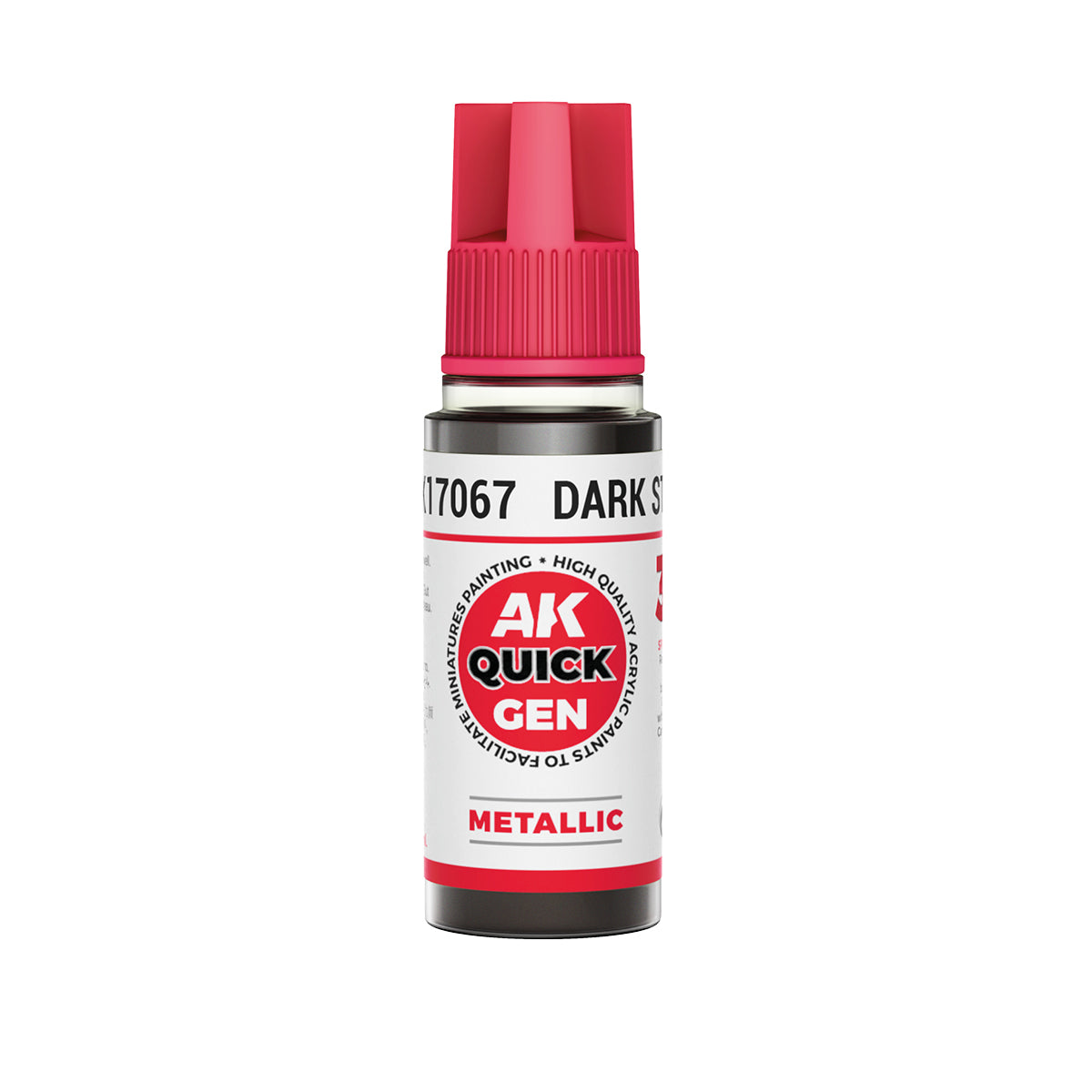 AK Interactive Quick Gen - Dark Steel 18 ml