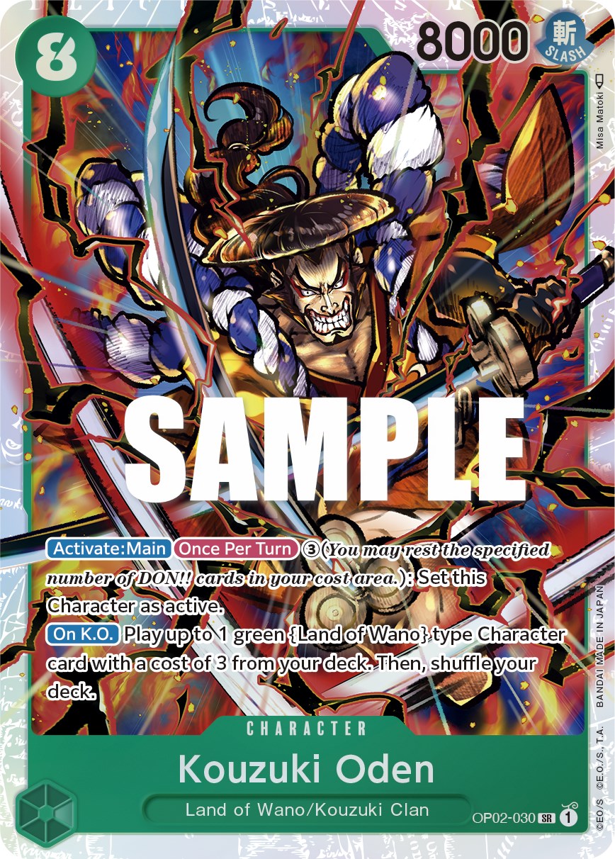 Kouzuki Oden (OP02-030) - [Paramount War] Foil - Trinity Hobby