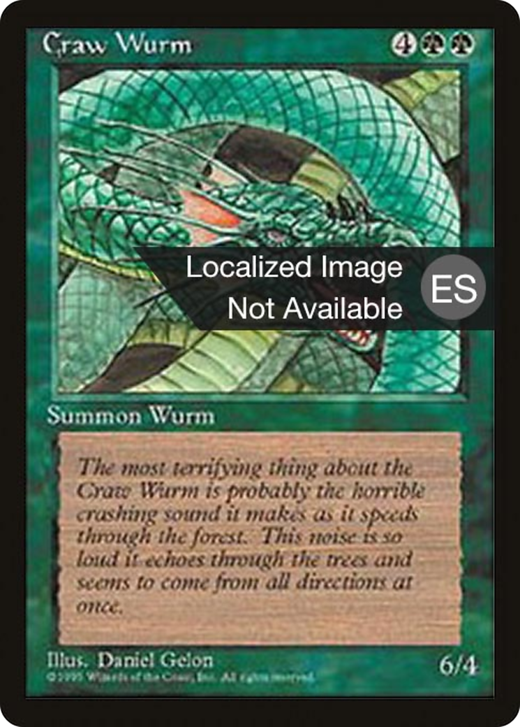 Craw Wurm [Fourth Edition (Foreign Black Border)] - Trinity Hobby