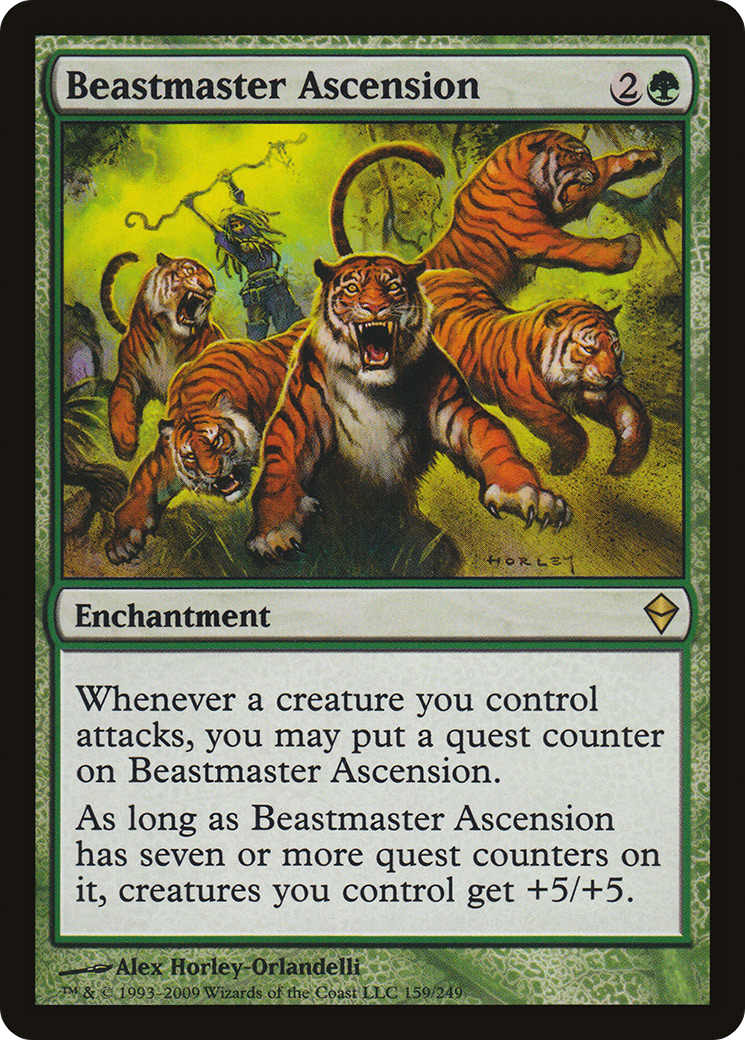 Beastmaster Ascension [Zendikar] - Trinity Hobby