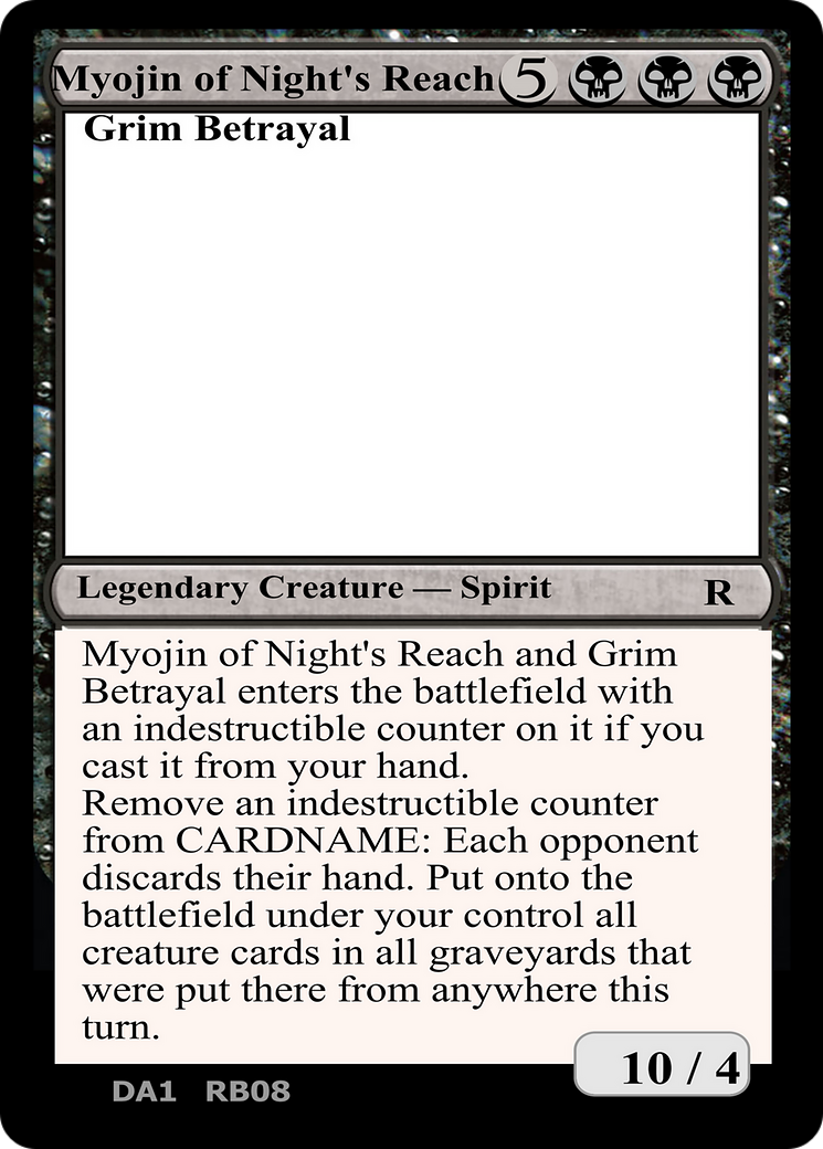 Myojin de Night's Reach et Grim Betrayal [Événement inconnu] 