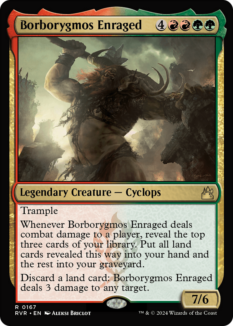 Borborygmos Enraged [Ravnica Remastered] - Trinity Hobby