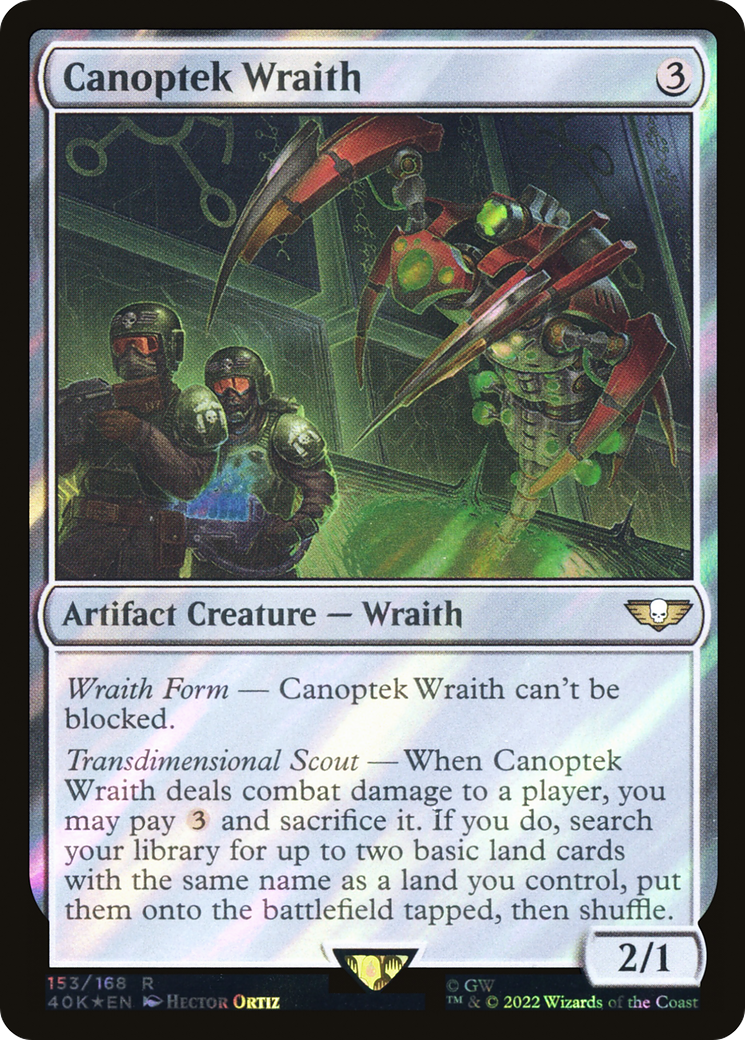 Canoptek Wraith (Surge Foil) [Warhammer 40,000] - Trinity Hobby