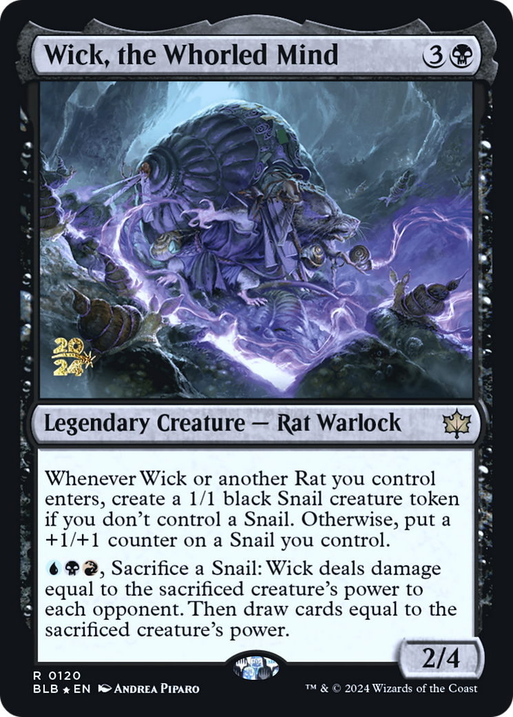Wick, the Whorled Mind [Bloomburrow Prerelease Promos] - Trinity Hobby