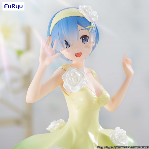 FURYU Corporation Re:ZERO -Starting Life in Another World-　Trio-Try-iT Figure -Rem Flower Dress- - Trinity Hobby