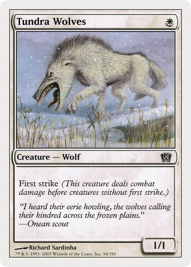 Tundra Wolves  (8ED-054) - [Eighth Edition] - Trinity Hobby