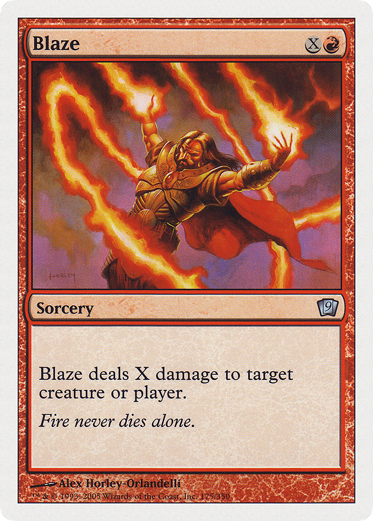 Blaze  (9ED-175) - [Ninth Edition] - Trinity Hobby