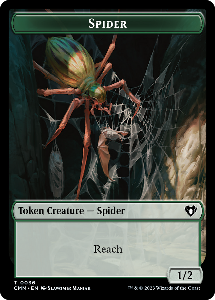 Eldrazi Scion // Spider Double-Sided Token [Commander Masters Tokens] - Trinity Hobby
