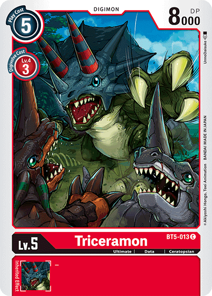 Triceramon [BT5-013] [Battle of Omni] - Trinity Hobby