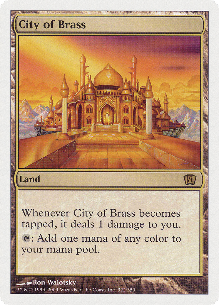 City of Brass  (8ED-322) - [Eighth Edition] - Trinity Hobby