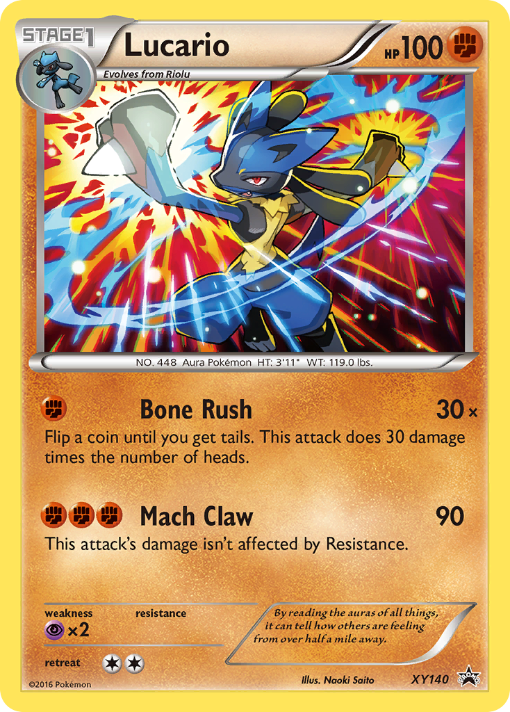 Lucario (XY140) [XY: Black Star Promos] - Trinity Hobby