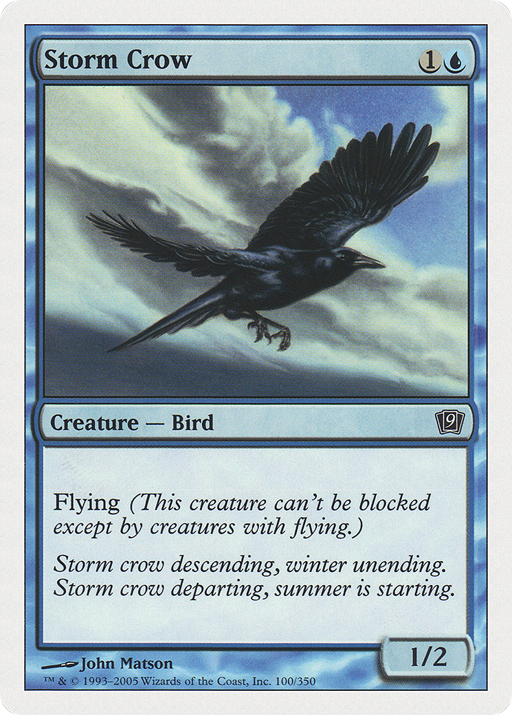 Storm Crow  (9ED-100) - [Ninth Edition] - Trinity Hobby