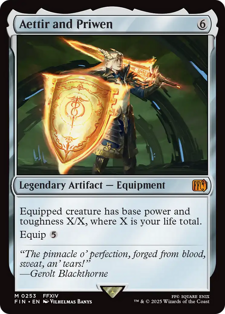 Aettir and Priwen  [Foil]  (FIN-253) - [FINAL FANTASY] - Trinity Hobby