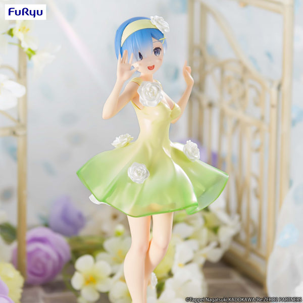 FURYU Corporation Re:ZERO -Starting Life in Another World-　Trio-Try-iT Figure -Rem Flower Dress- - Trinity Hobby