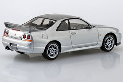 Aoshima 1/32 SNAP KIT #15-D Nissan R33 Skyline GT－R（Sonic Silver）