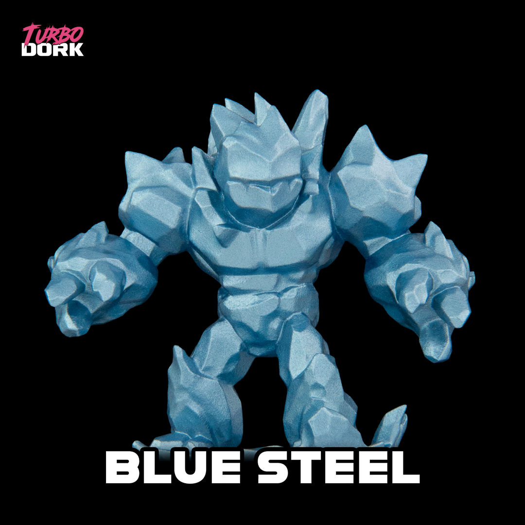 Turbo Dork Blue Steel Metallic Acrylic Paint 22ml Bottle - Trinity Hobby