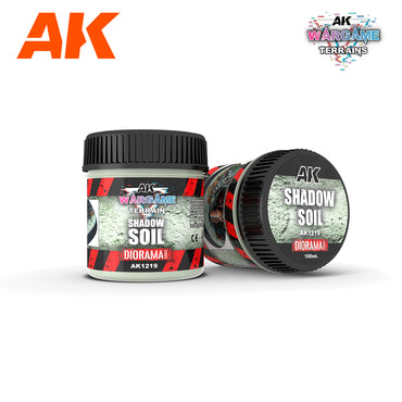 AK Interactive Wargame Battle Ground Terrains Shadow Soil - 100ml (Acrylic)