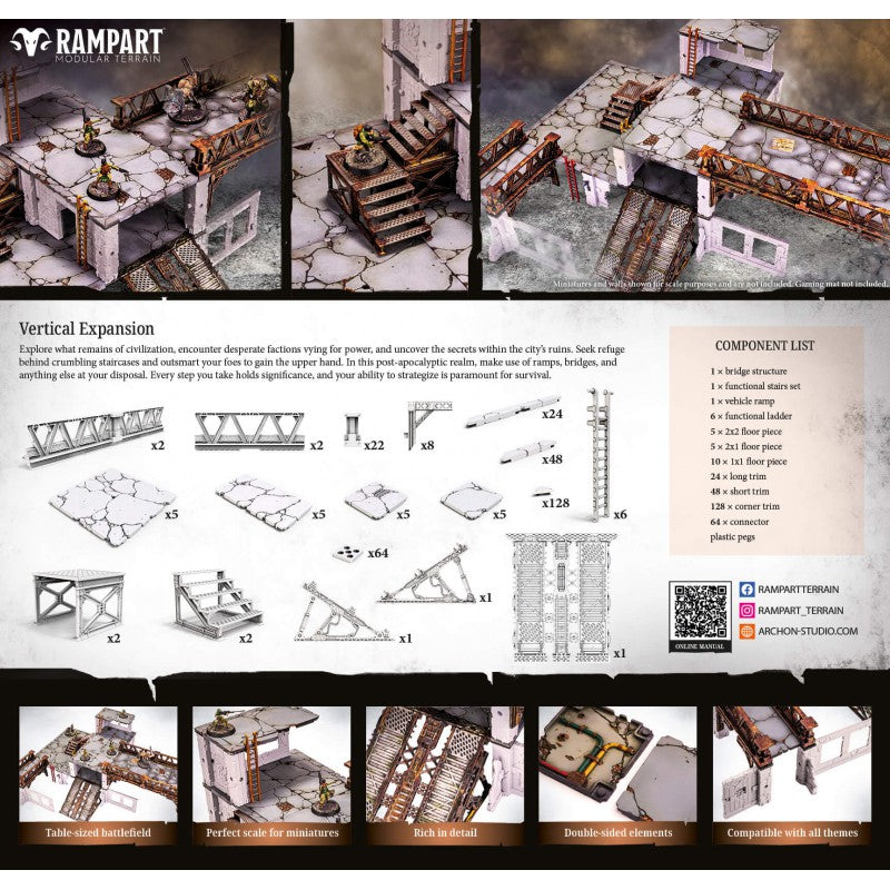 Archon Studio RAMPART Modular: Vertical Expansion - Trinity Hobby