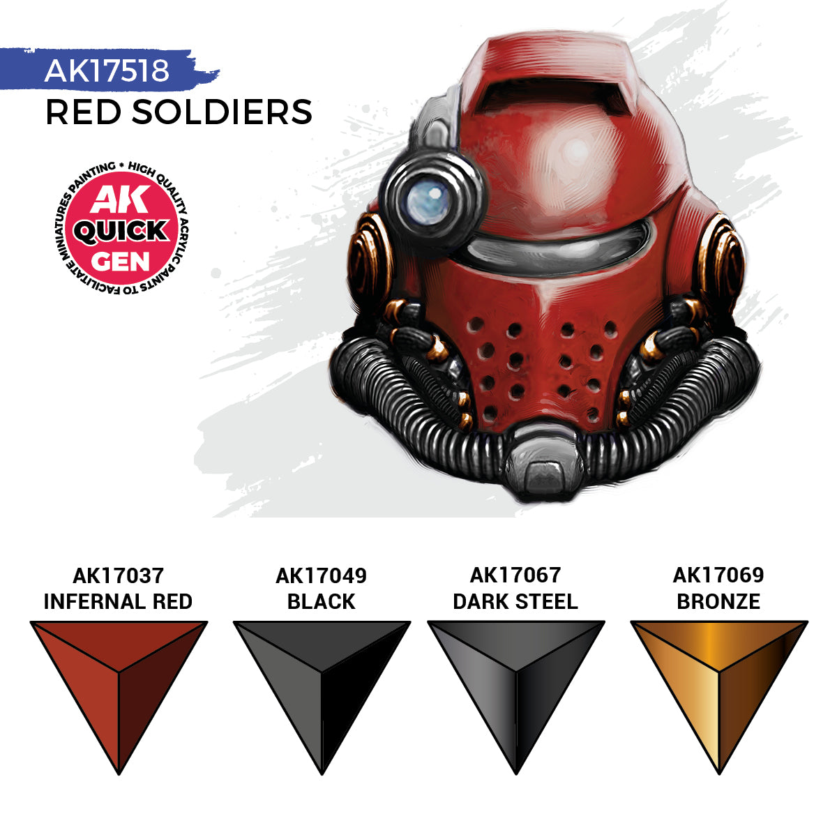 AK Interactive Quick Gen - Red Soldiers (Set) - Trinity Hobby