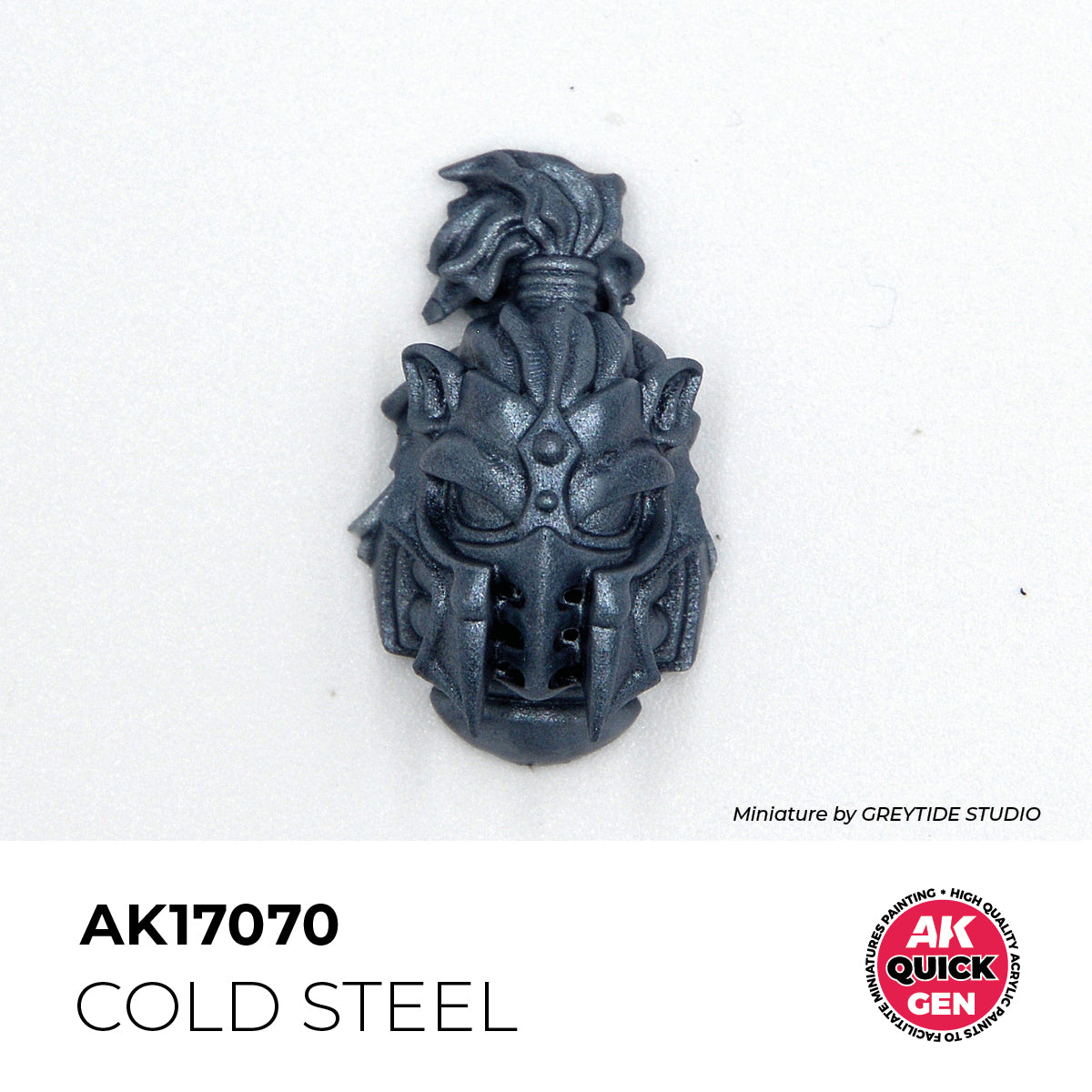AK Interactive Quick Gen - Cold Steel 18 ml - Trinity Hobby
