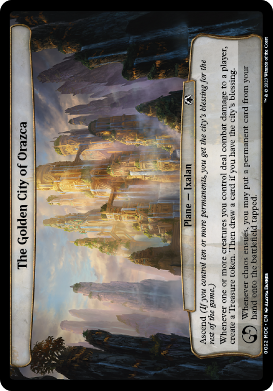 The Golden City of Orazca [March of the Machine Commander] - Trinity Hobby