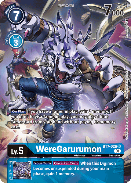 WereGarurumon [BT7-026] (Alternate Art) [Next Adventure] - Trinity Hobby