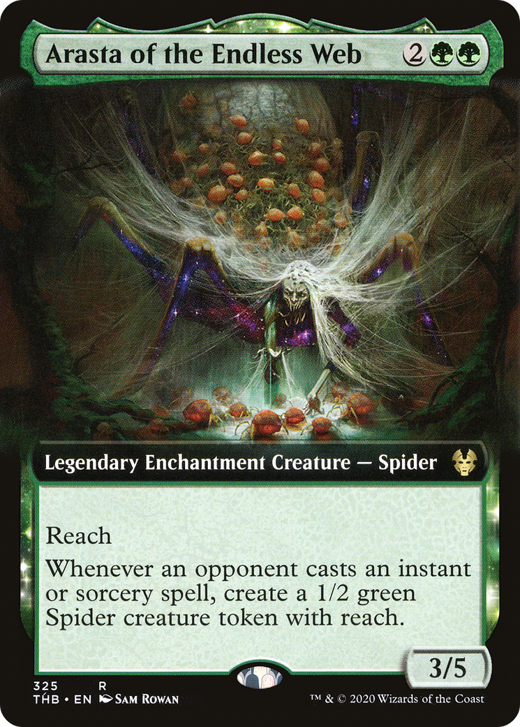 Arasta of the Endless Web (Extended Art) [Theros Beyond Death] - Trinity Hobby
