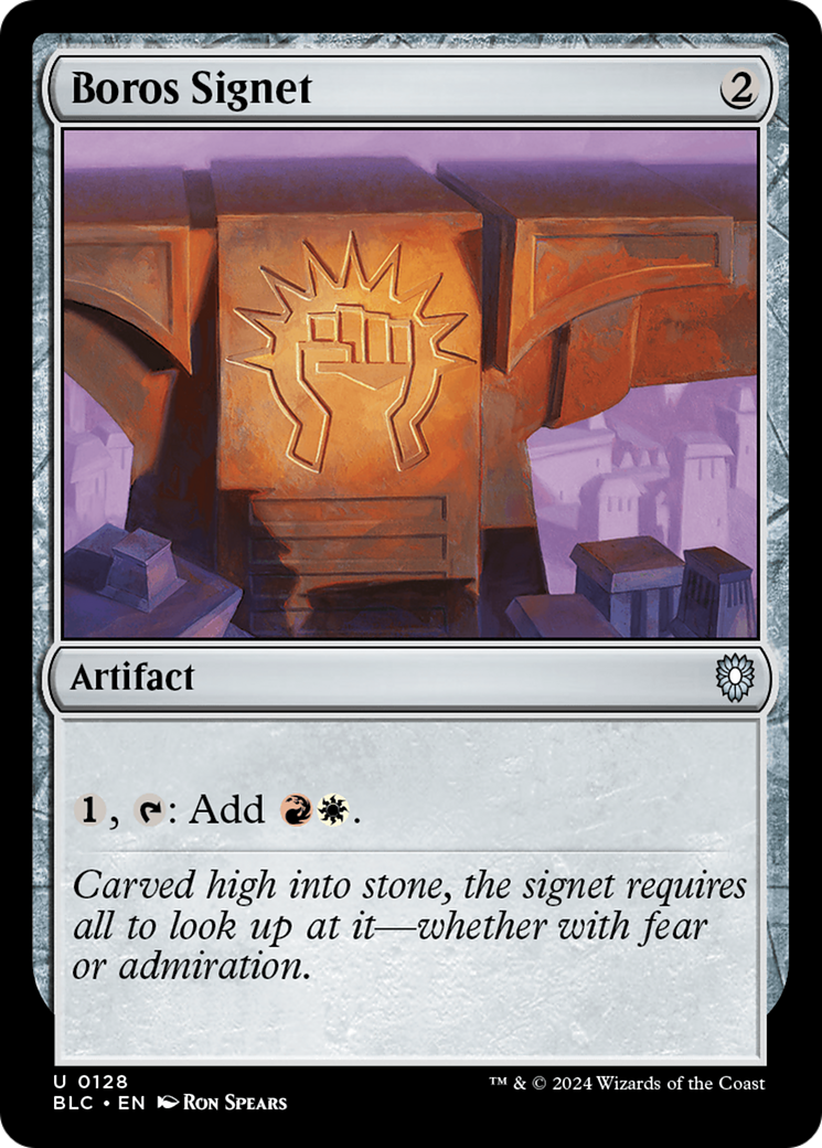 Boros Signet [Bloomburrow Commander] - Trinity Hobby