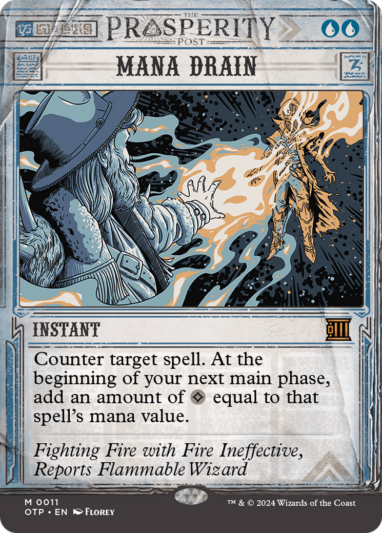 Mana Drain [Outlaws of Thunder Junction: Breaking News] - Trinity Hobby