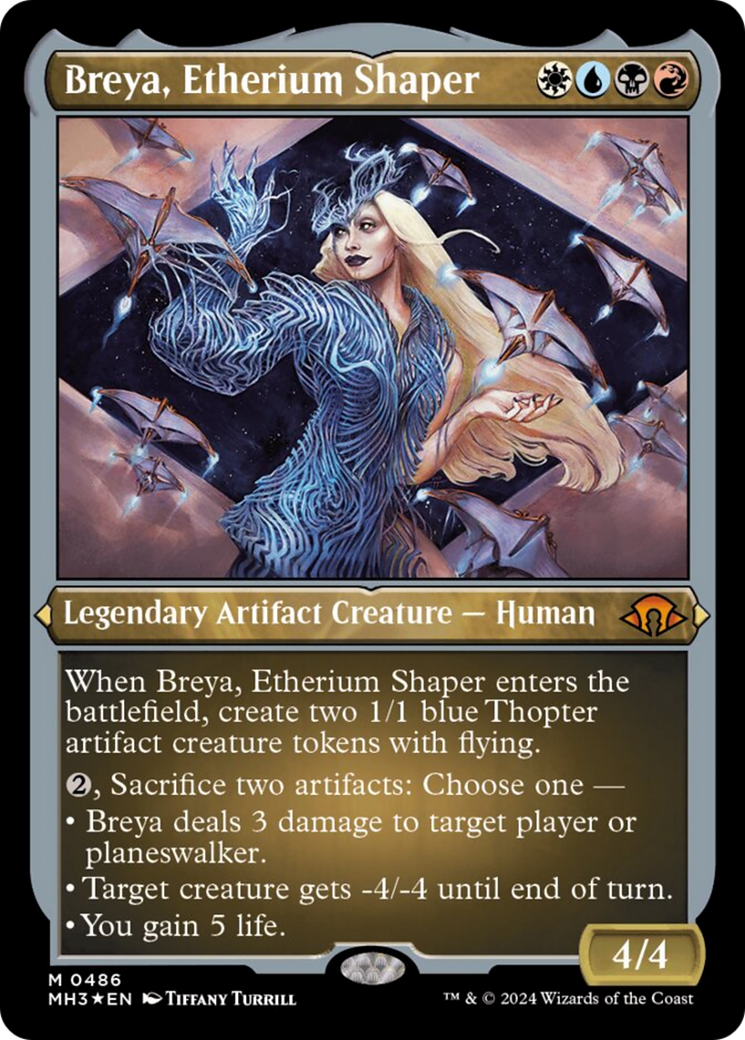 Breya, Etherium Shaper (Foil Etched) [Modern Horizons 3] - Trinity Hobby