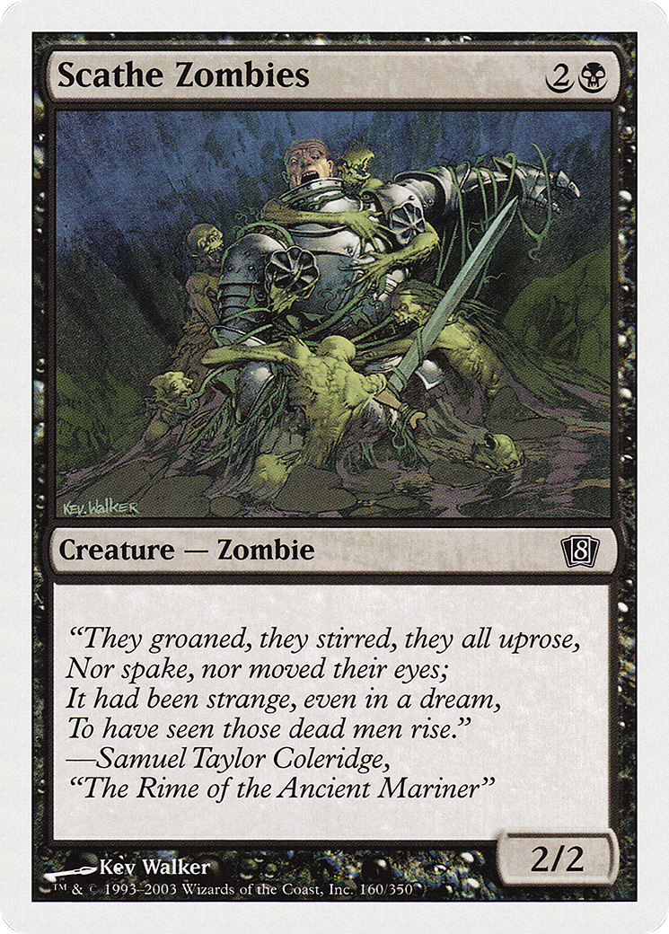 Scathe Zombies  (8ED-160) - [Eighth Edition] - Trinity Hobby