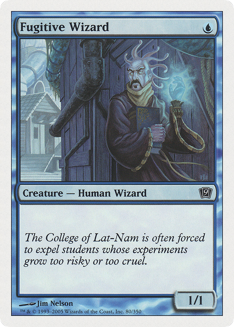 Fugitive Wizard  (9ED-080) - [Ninth Edition] - Trinity Hobby