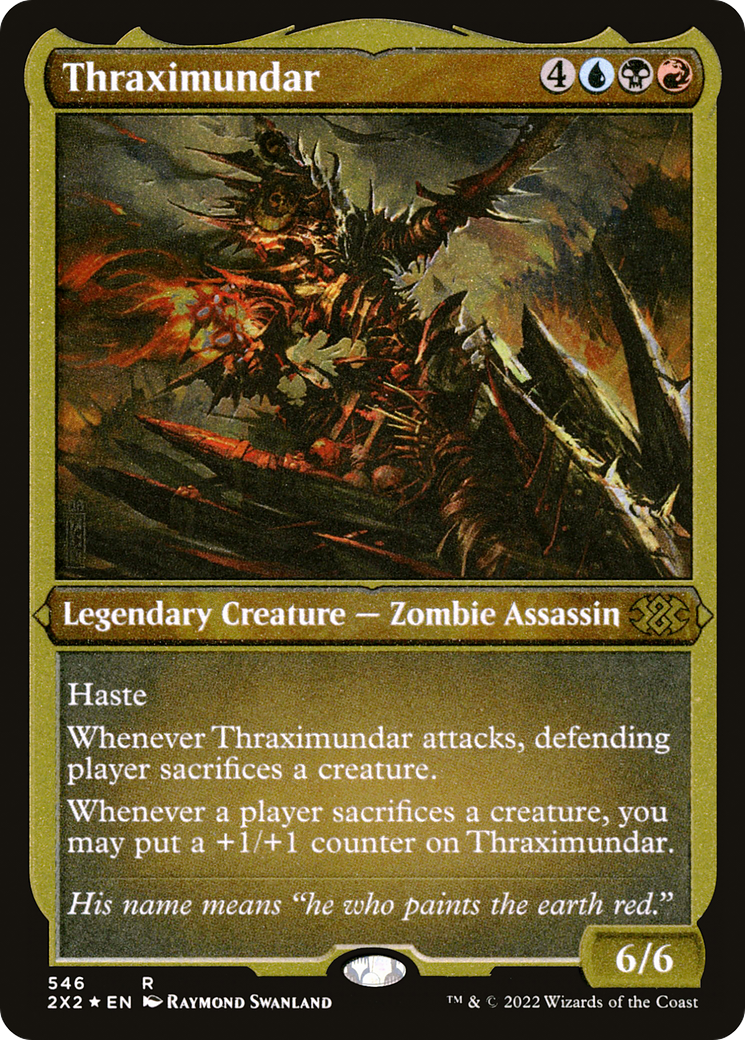 Thraximundar (Foil Etched)  [Foil]  (2X2-546) - [Double Masters 2022] - Trinity Hobby