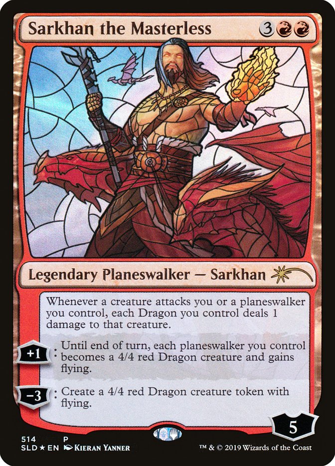 Sarkhan the Masterless (Stained Glass) [Secret Lair Drop Promos] - Trinity Hobby