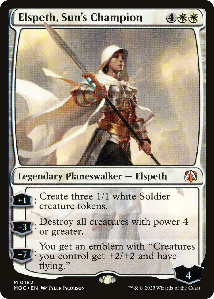 Elspeth, Sun's Champion [March of the Machine Commander] - Trinity Hobby