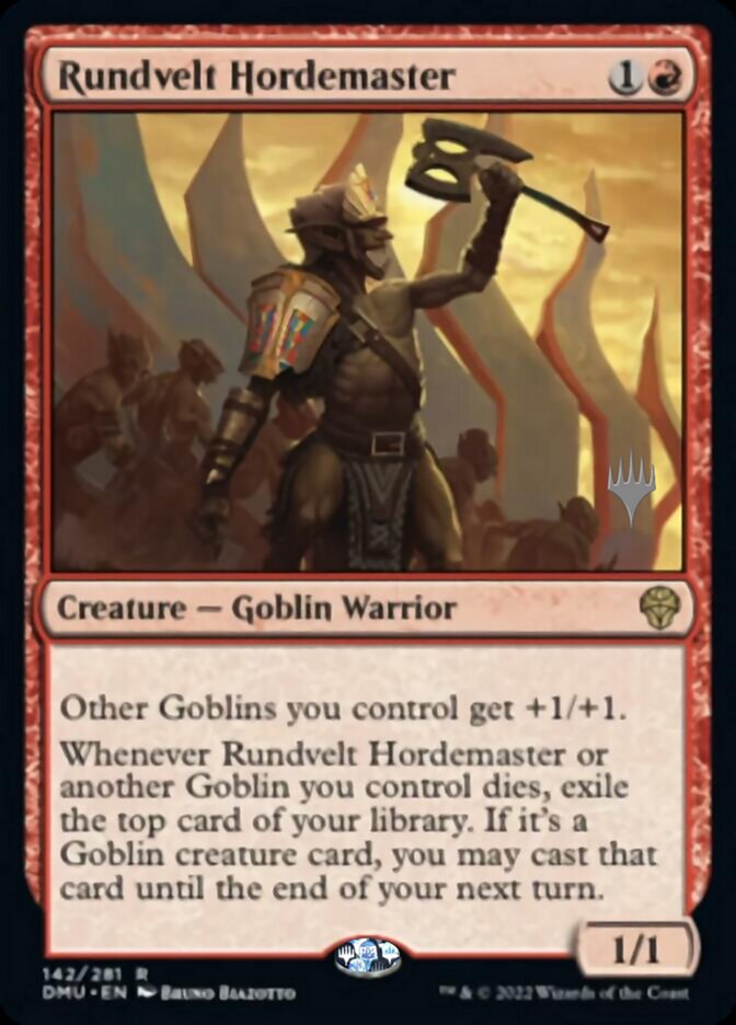 Rundvelt Hordemaster (Promo Pack) [Dominaria United Promos] - Trinity Hobby