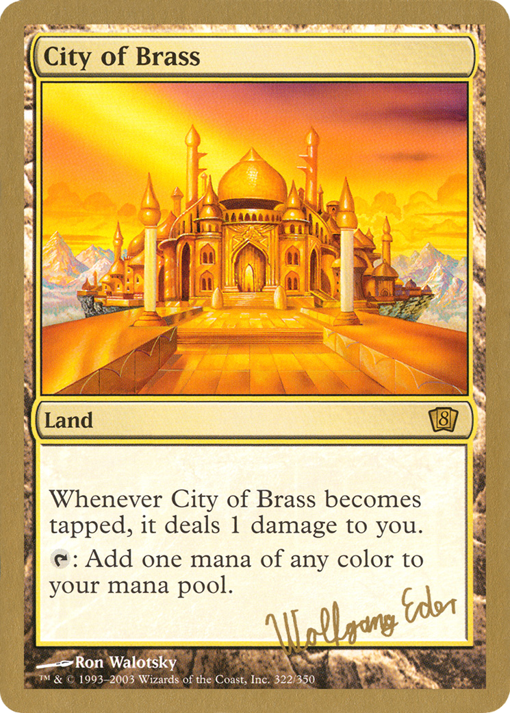 City of Brass (Wolfgang Eder) [World Championship Decks 2003] - Trinity Hobby