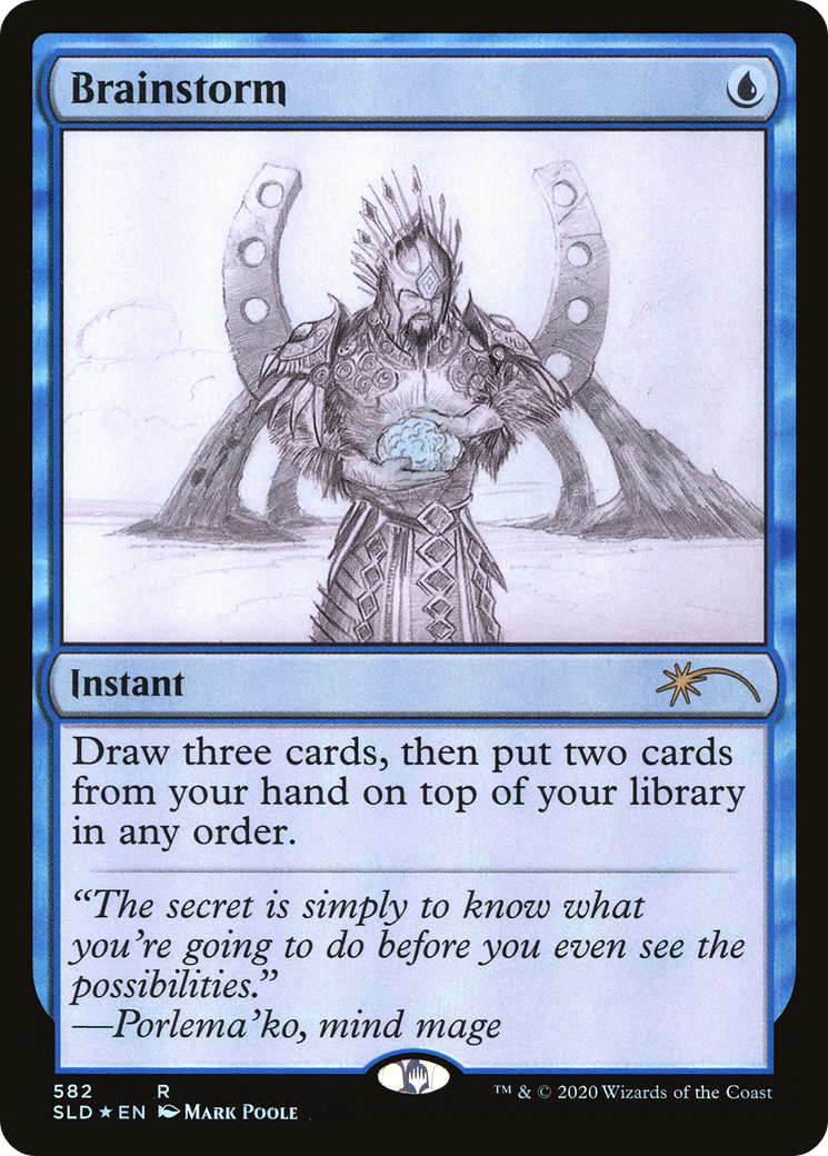 Brainstorm (Sketch) [Secret Lair Drop Promos] - Trinity Hobby